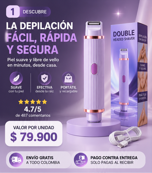 DEPILADORA 2 EN 1 - SILKUP
