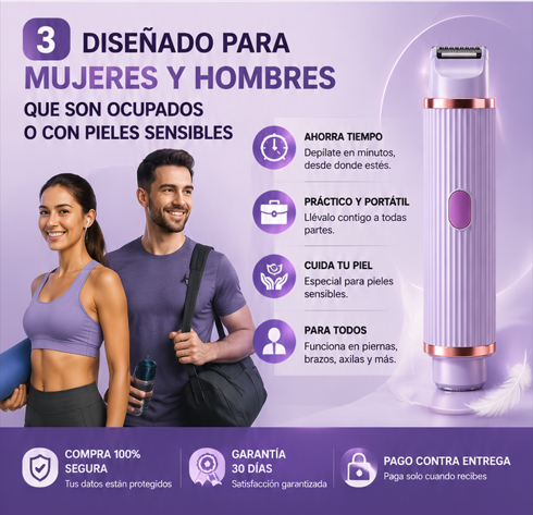 DEPILADORA 2 EN 1 - SILKUP
