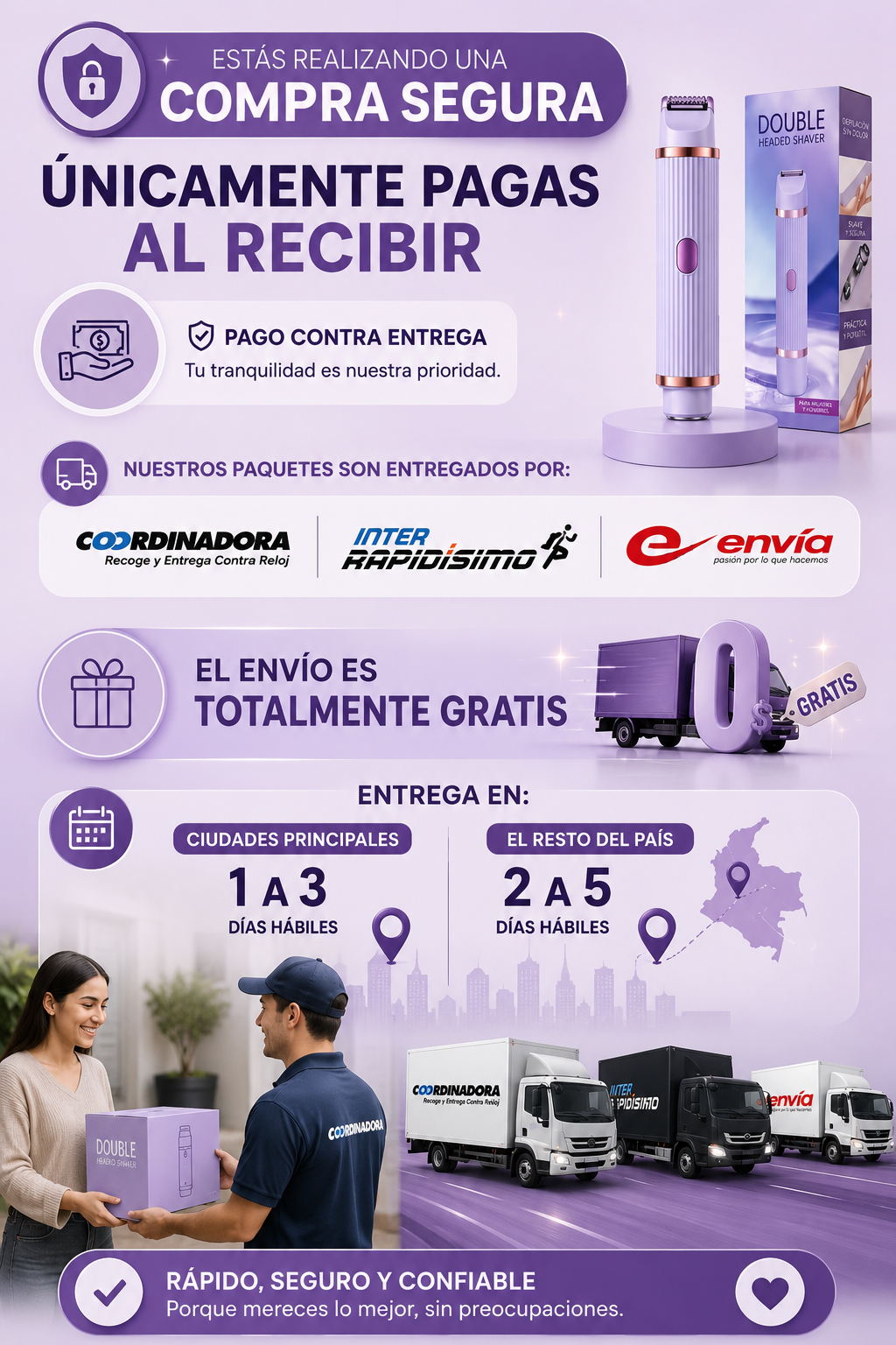 DEPILADORA 2 EN 1 - SILKUP